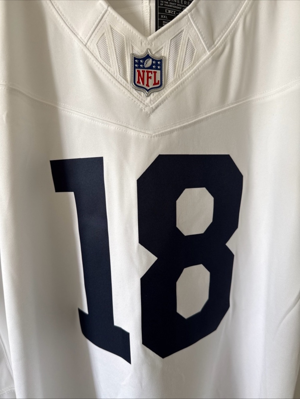 Men’s Nike Caleb Williams #18 Chicago Bears Vapor Limited NFL Jersey Sz 2XL RARE - Picture 2 of 6